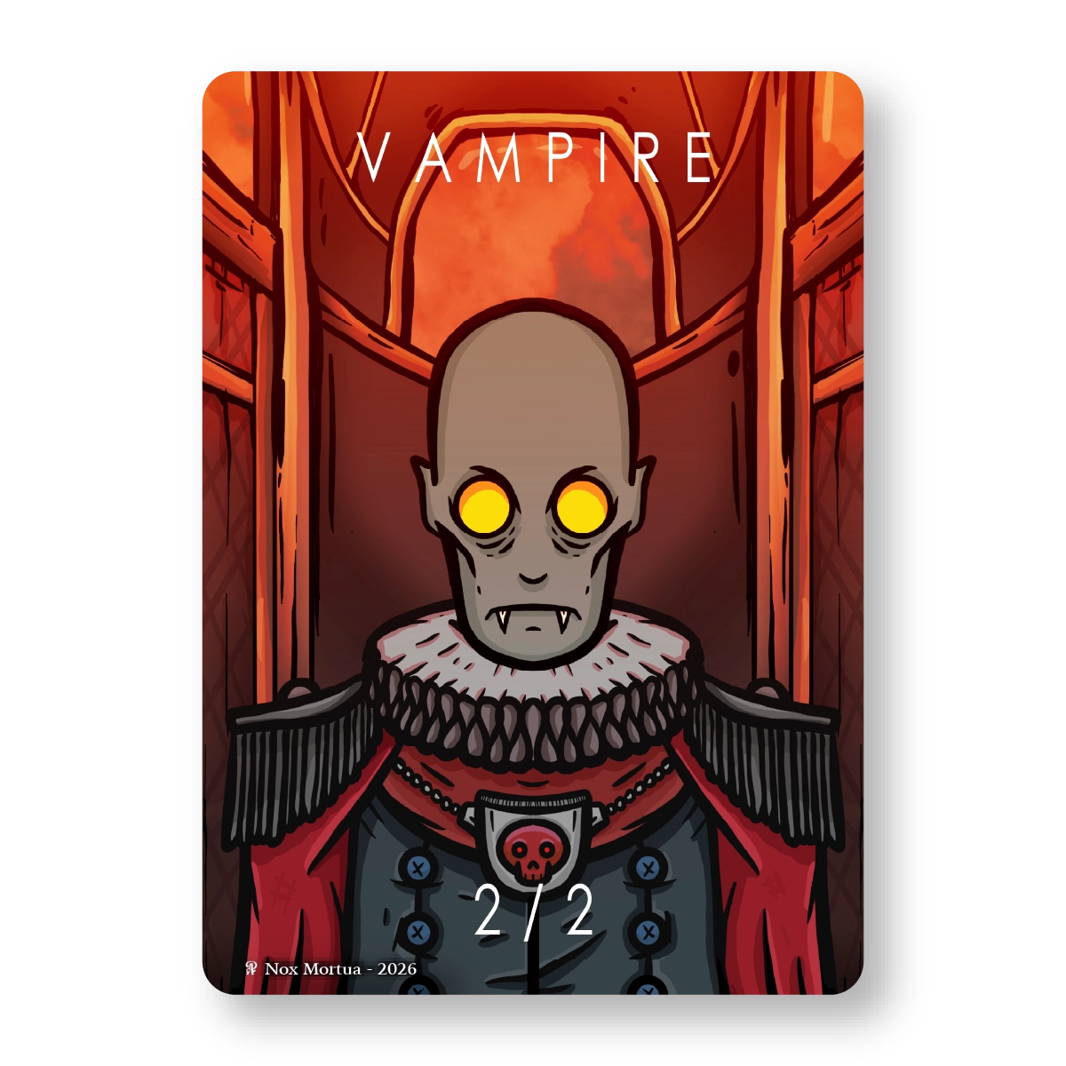 Vampire Token Pack for Magic the Gathering  MTG: 6 pack Vampire Tokens - Nox Mortua
