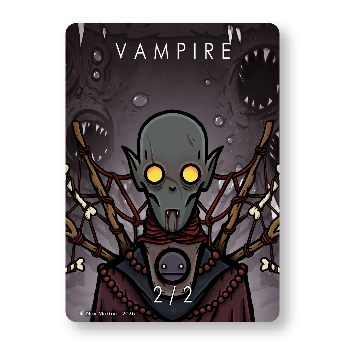 Vampire Token Pack for Magic the Gathering  MTG: 6 pack Vampire Tokens - Nox Mortua