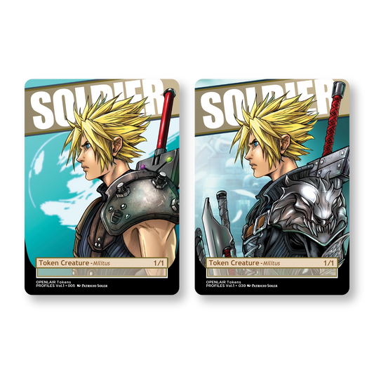Soldier Token Pack for Magic the Gathering  MTG: 4 pack Soldier Tokens - Patricio Soler