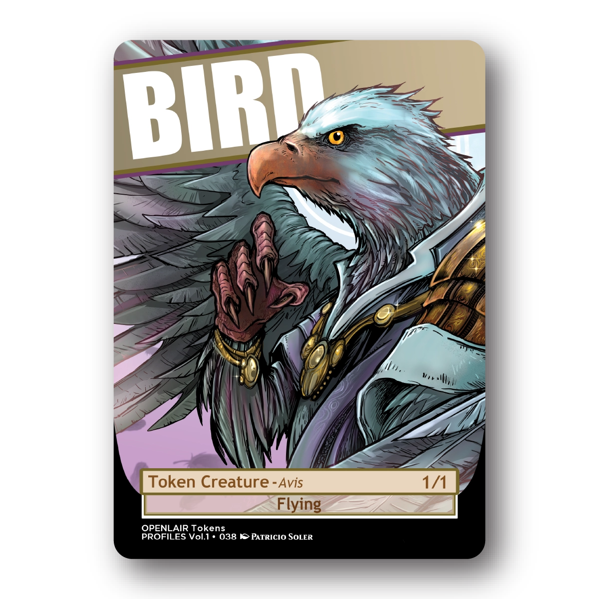 Bird Token Pack for Magic the Gathering  MTG: 4 pack 1/1 Bird Tokens - Patricio Soler