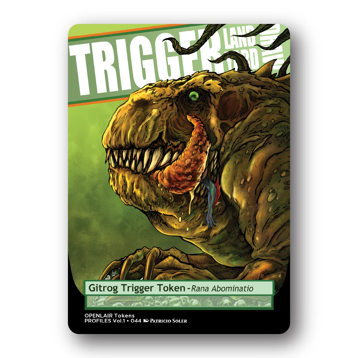 Gitrog Trigger Token Pack for Magic the Gathering  MTG: 4 pack Gitrog Trigger Tokens - Patricio Soler