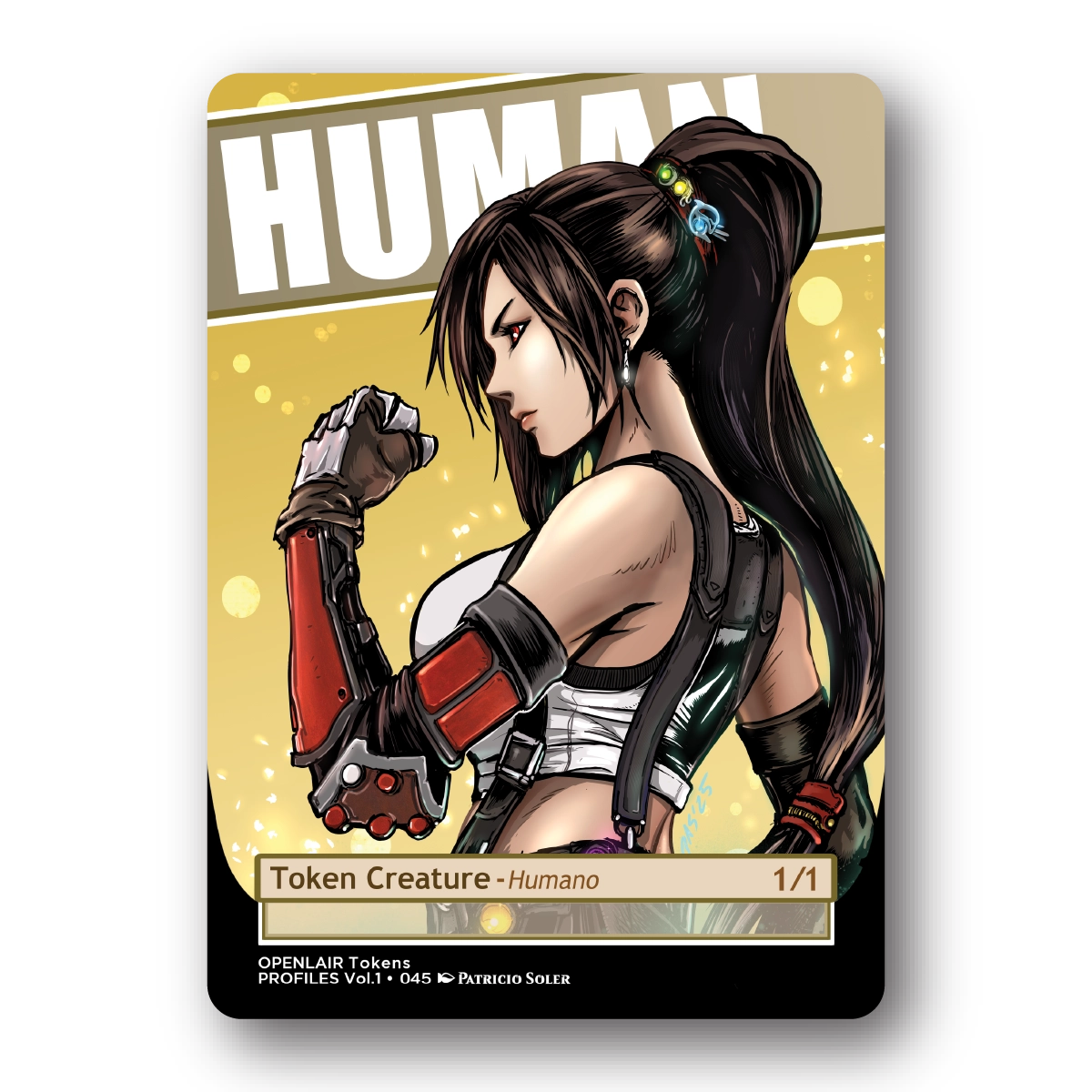 Human Token Pack for Magic the Gathering  MTG: 4 pack 1/1 Human Tokens - Patricio Soler