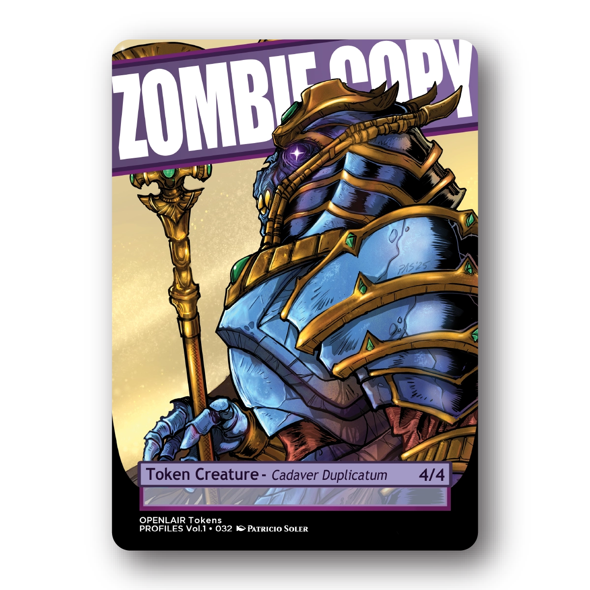 Zombie Copy Token Pack for Magic the Gathering  MTG: 4 pack Zombie Copy Tokens - Patricio Soler