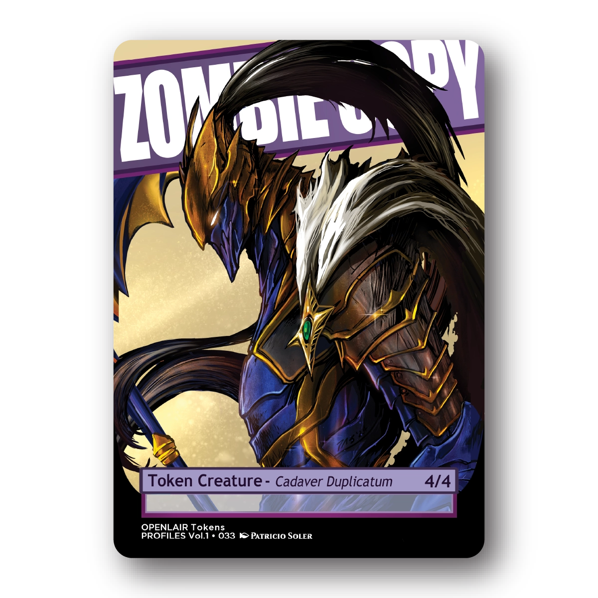 Zombie Copy Token Pack for Magic the Gathering  MTG: 4 pack Zombie Copy Tokens - Patricio Soler