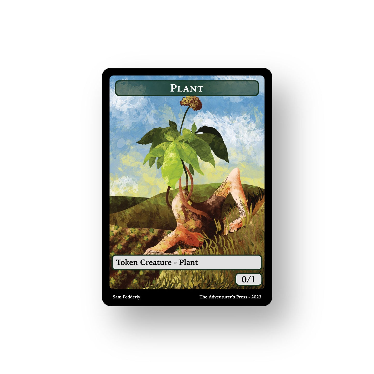 Plant Token Pack for Magic the Gathering MTG: 4 pack 0/1 Plant Tokens