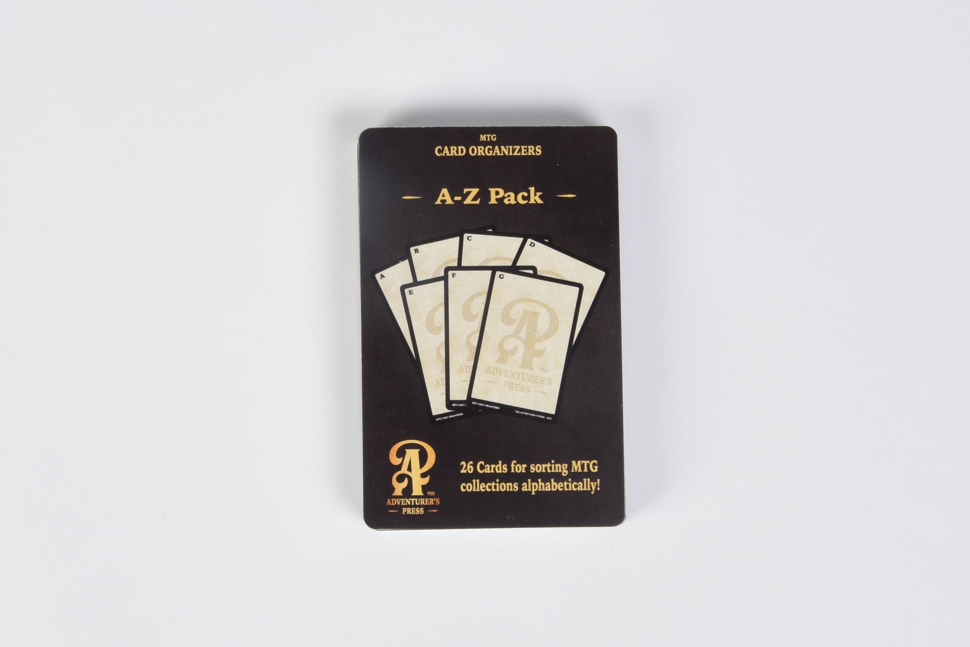 mtg card sorter A-Z Pack Magic the Gathering Organizer Cards: 26 cards for organizing – The Adventurer's Press