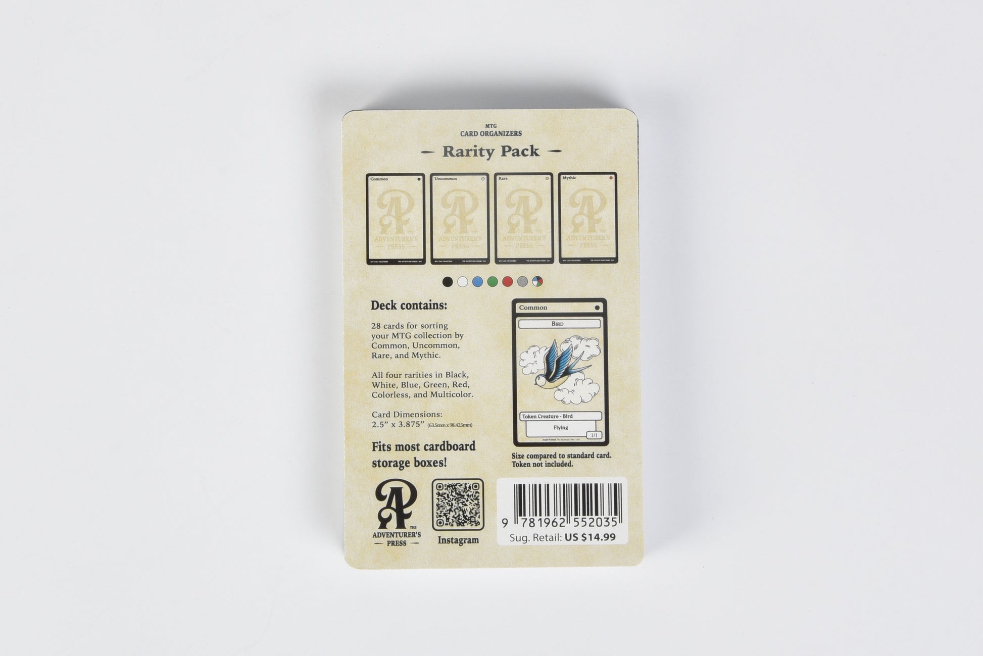 Rarity Pack Magic the Gathering Organizer Cards: 28 cards for organizi The Adventurer's Press Rarity Pack Magic the Gathering Organizer Cards: 28 cards for organizi The Adventurer's Press