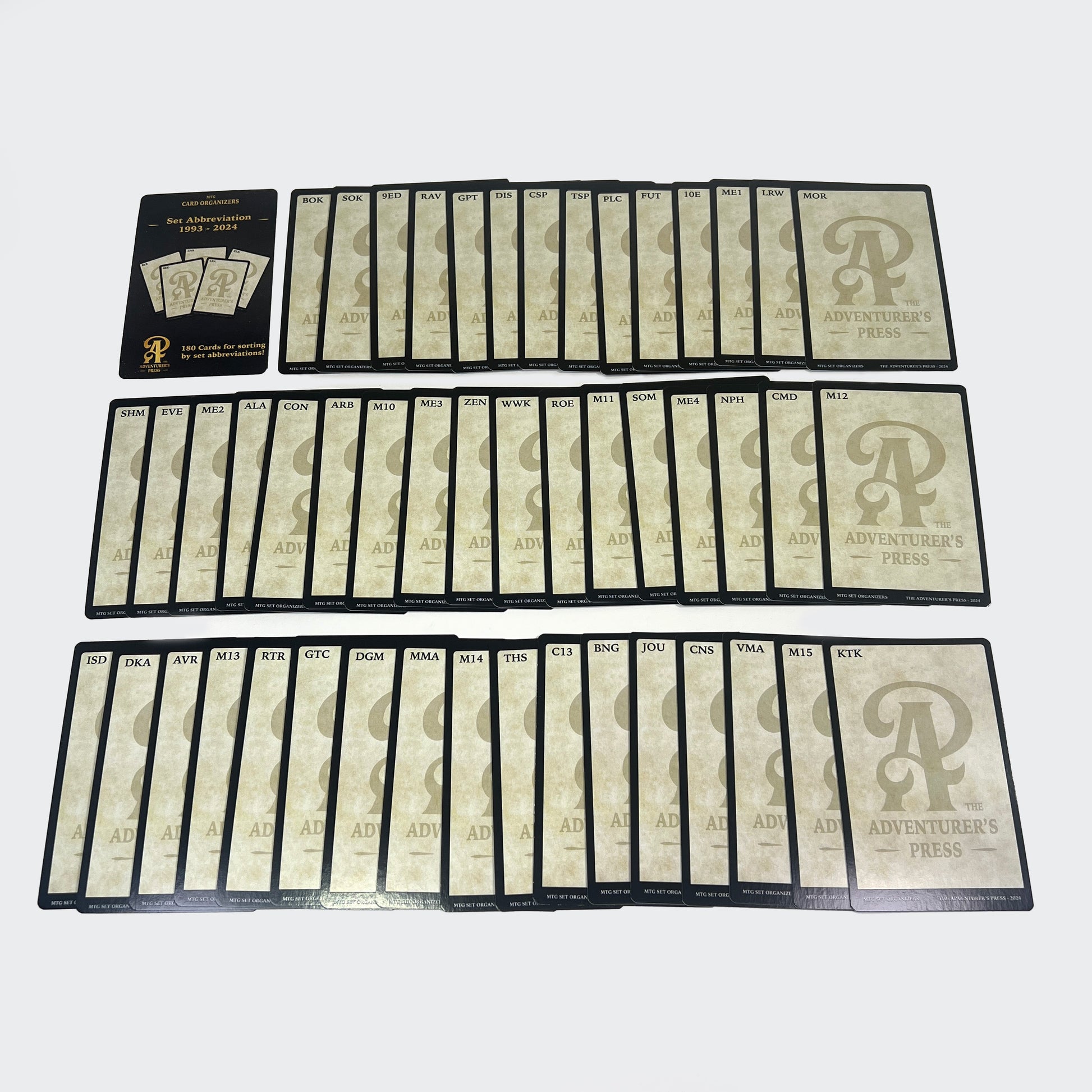 MTG Set Organizers: 180 cards for organizing your collection by set The Adventurer's Press MTG Set Organizers: 180 cards for organizing your collection by set The Adventurer's Press