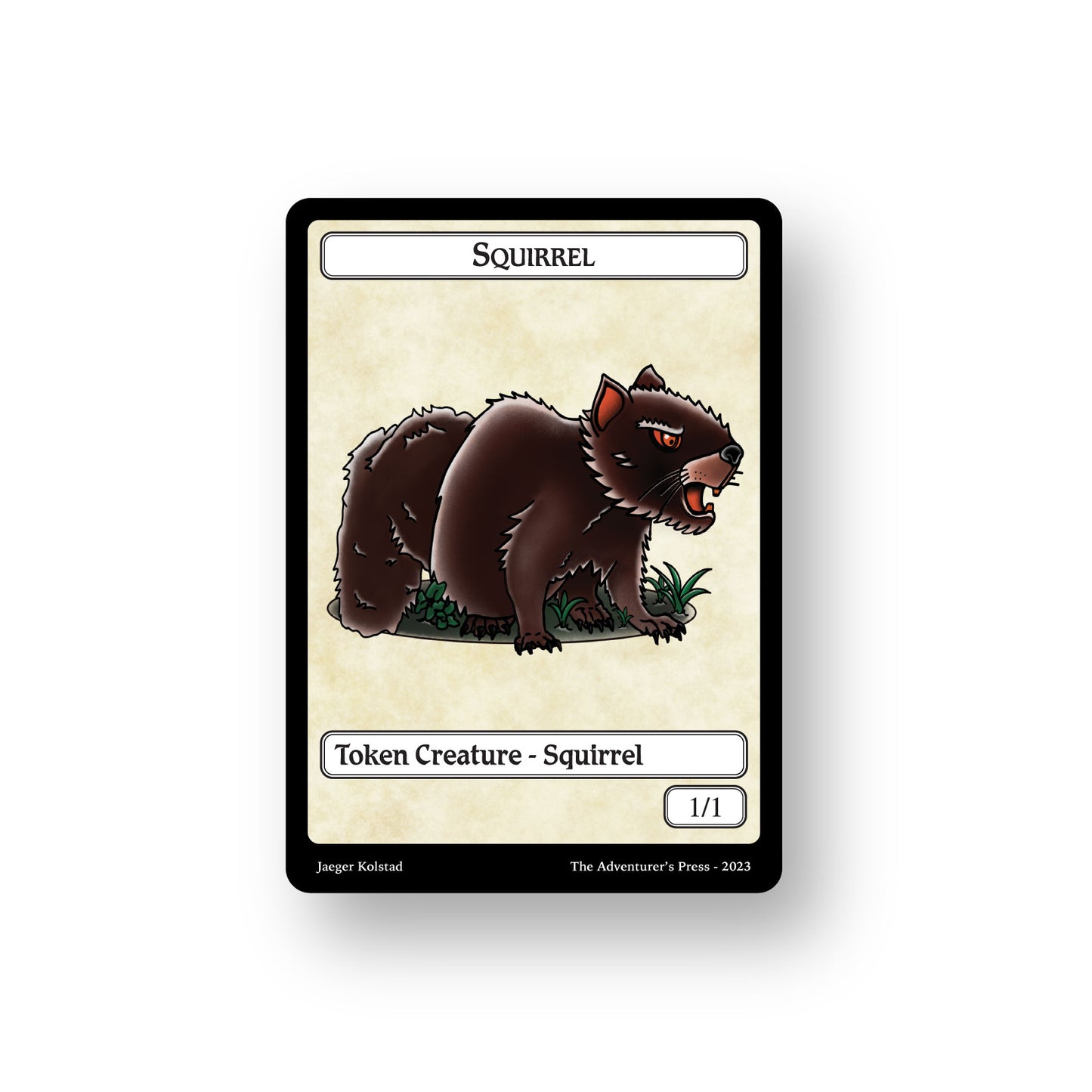 Squirrel Token Pack for Magic the Gathering MTG: 4 pack 1/1 Squirrel Tokens - JK