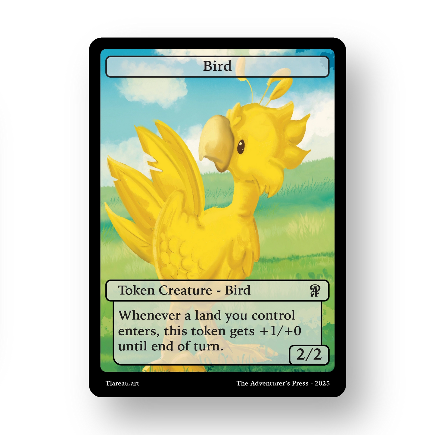 Chocobo Bird Token Pack for Magic the Gathering MTG: 4 pack 2/2 Chocobo Bird Tokens