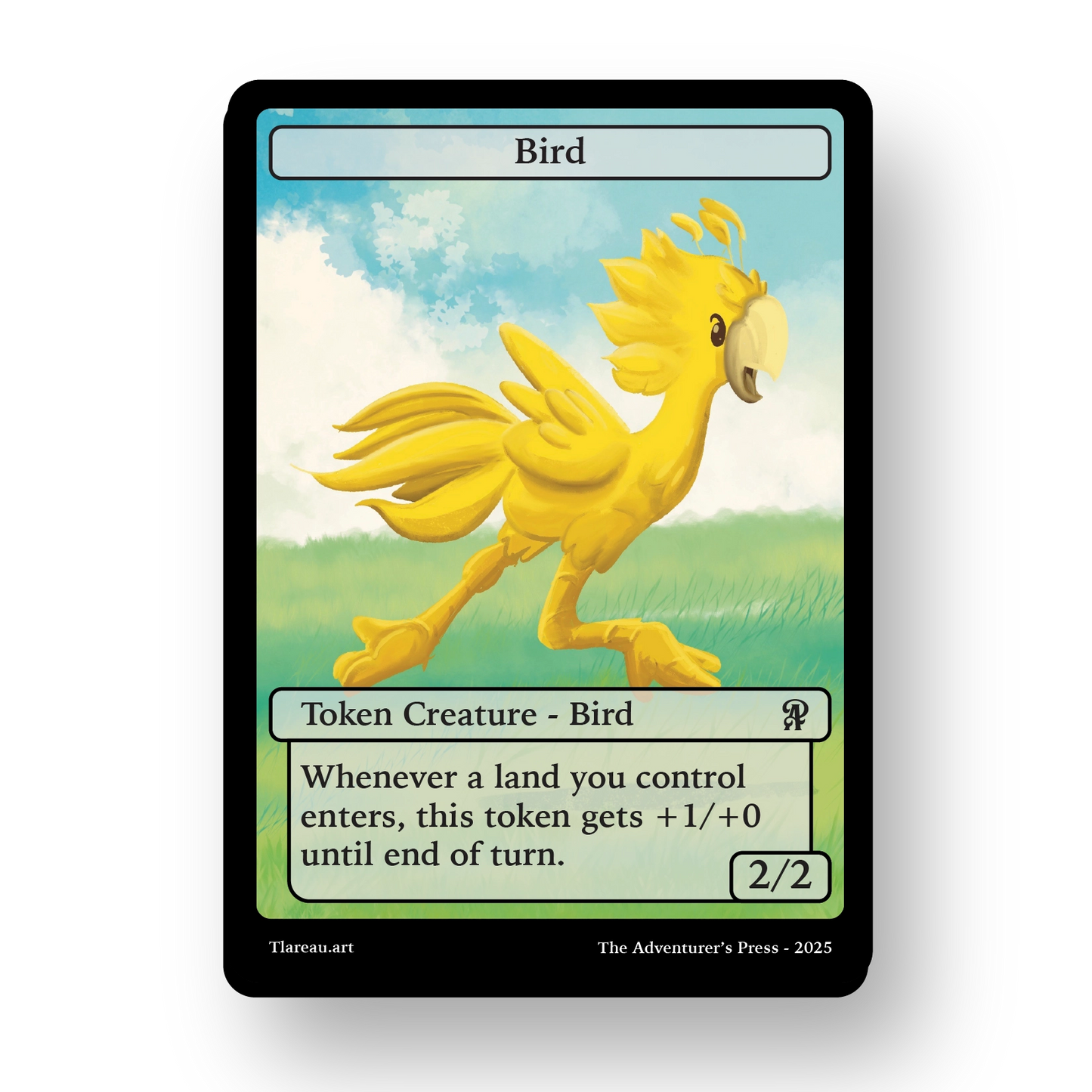 Chocobo Bird Token Pack for Magic the Gathering MTG: 4 pack 2/2 Chocobo Bird Tokens