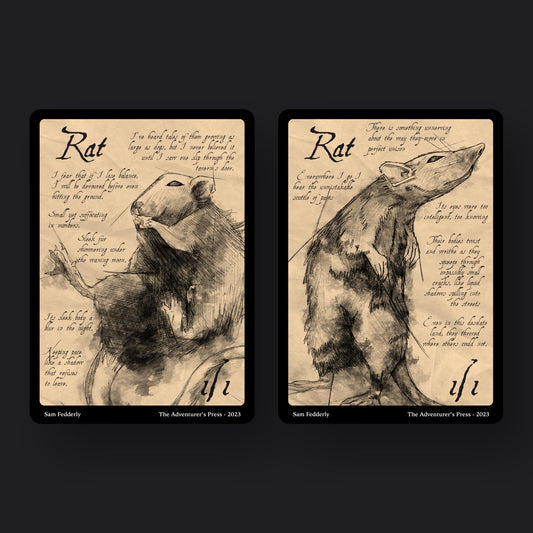 1/1 Rat Tokens in two art varients