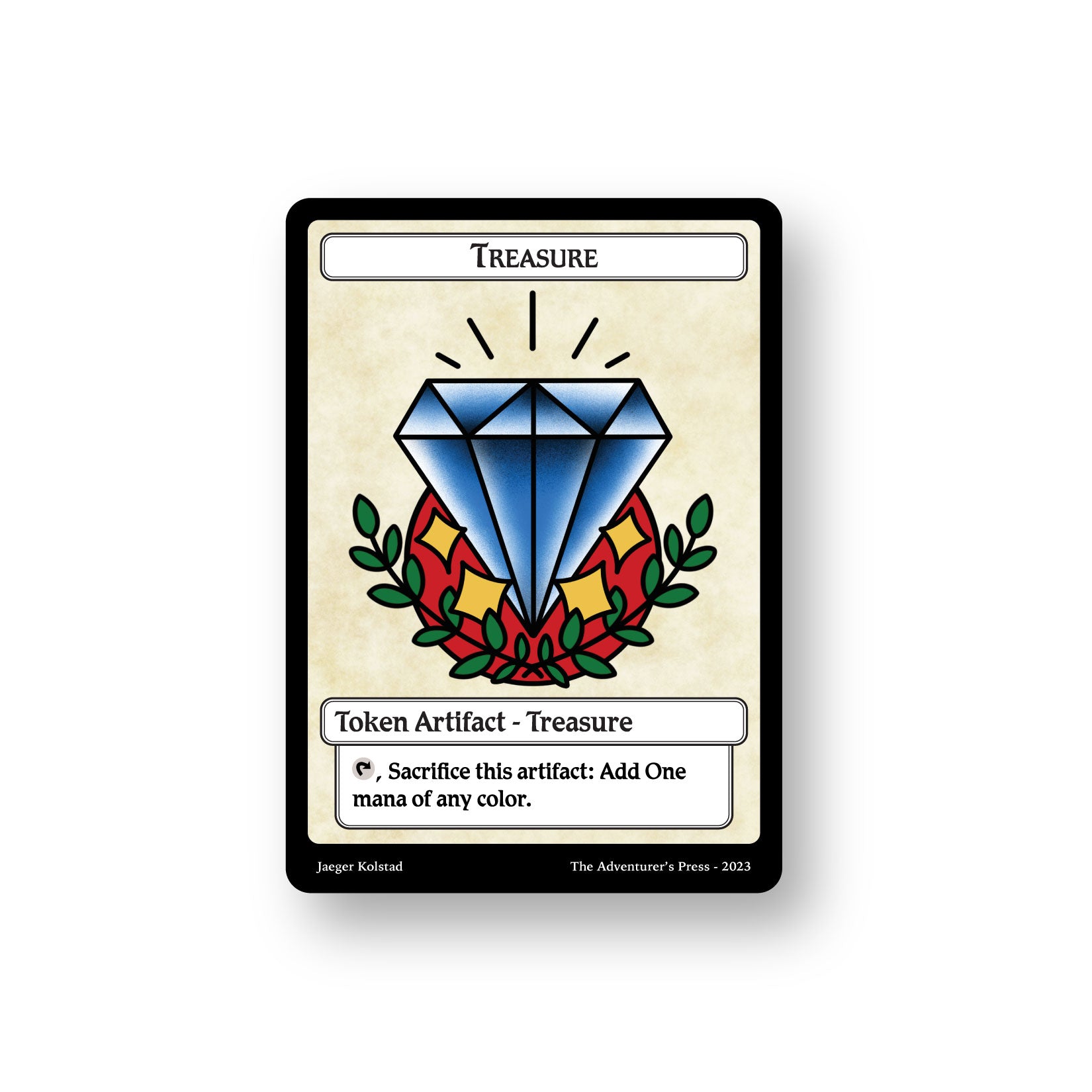 Treasure Token Pack for Magic the Gathering MTG: 4 pack Treasure Token – The Adventurer's Press