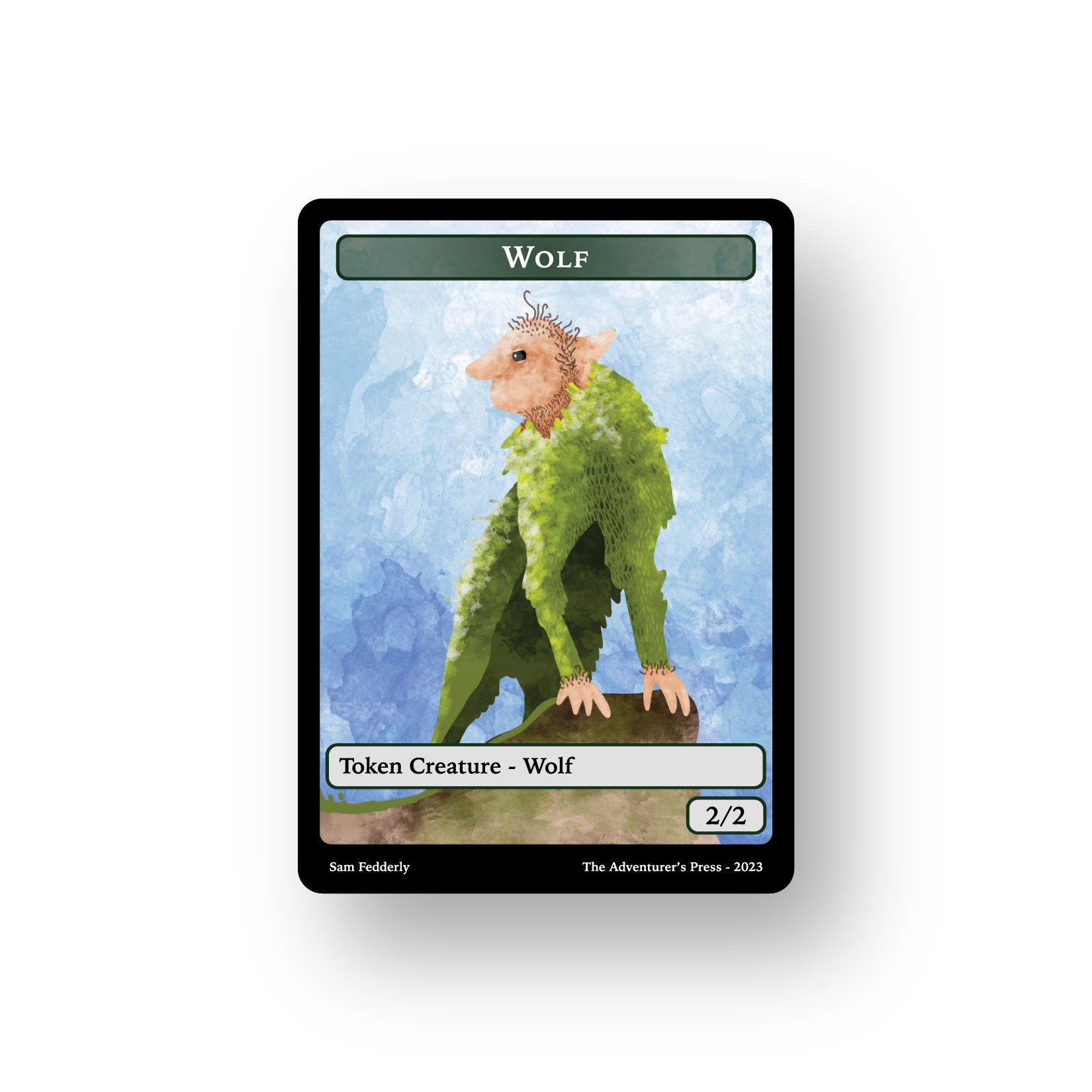 Wolf Token Pack for Magic the Gathering MTG: 4 pack 2/2 Wolf Tokens - The Adventurer's Press Wolf Token Pack for Magic the Gathering MTG: 4 pack 2/2 Wolf Tokens - The Adventurer's Press