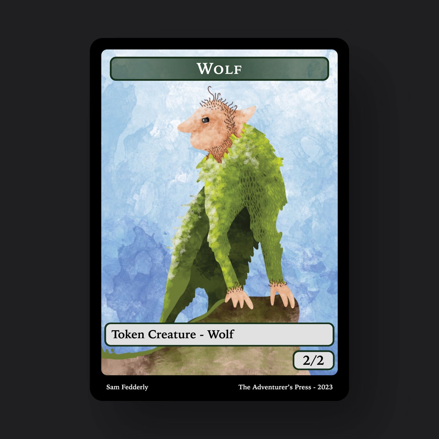 Wolf Token Pack for Magic the Gathering MTG: 4 pack 2/2 Wolf Tokens - SF