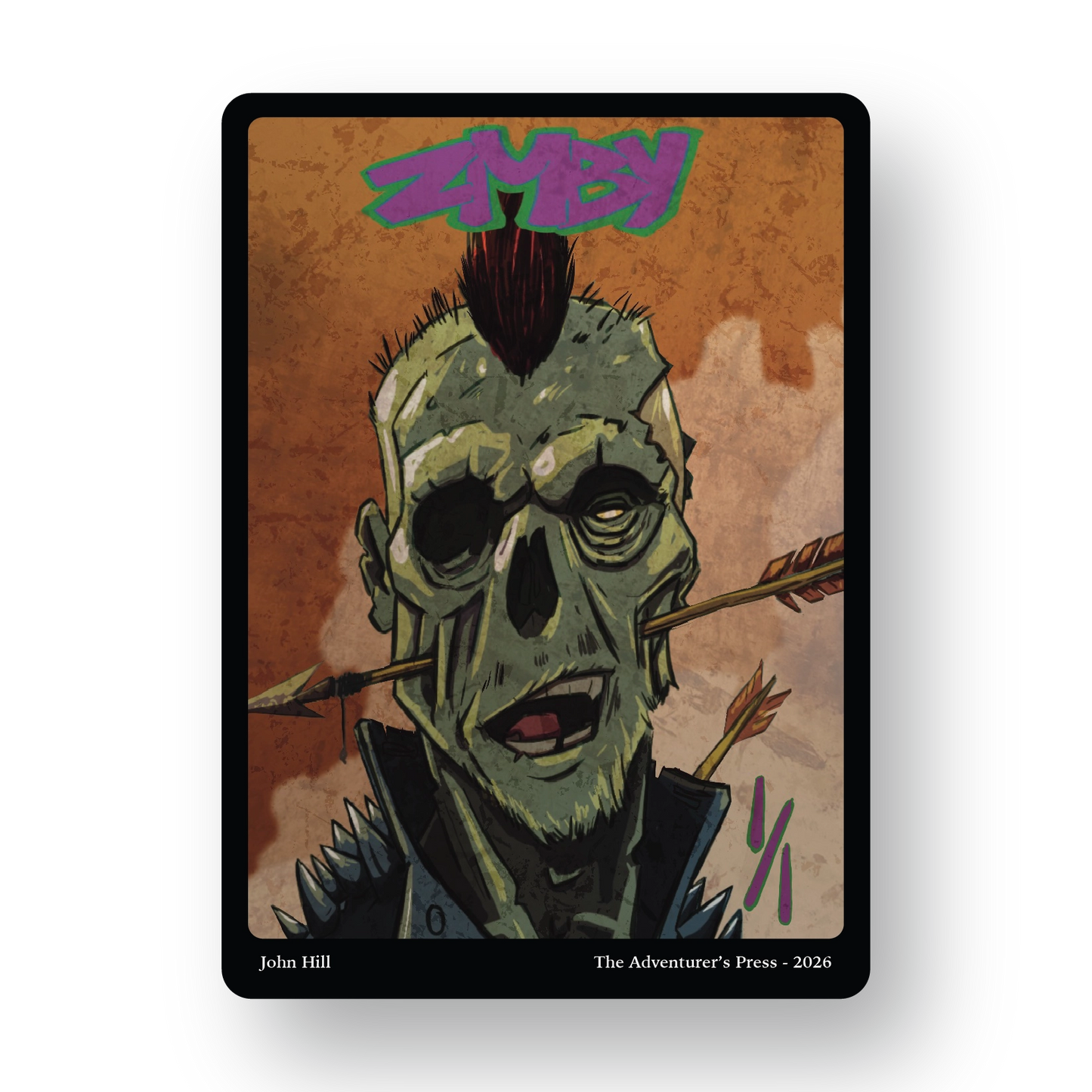 Zombie Token Pack for Magic the Gathering MTG: 4 pack Zombie 1/1 tokens