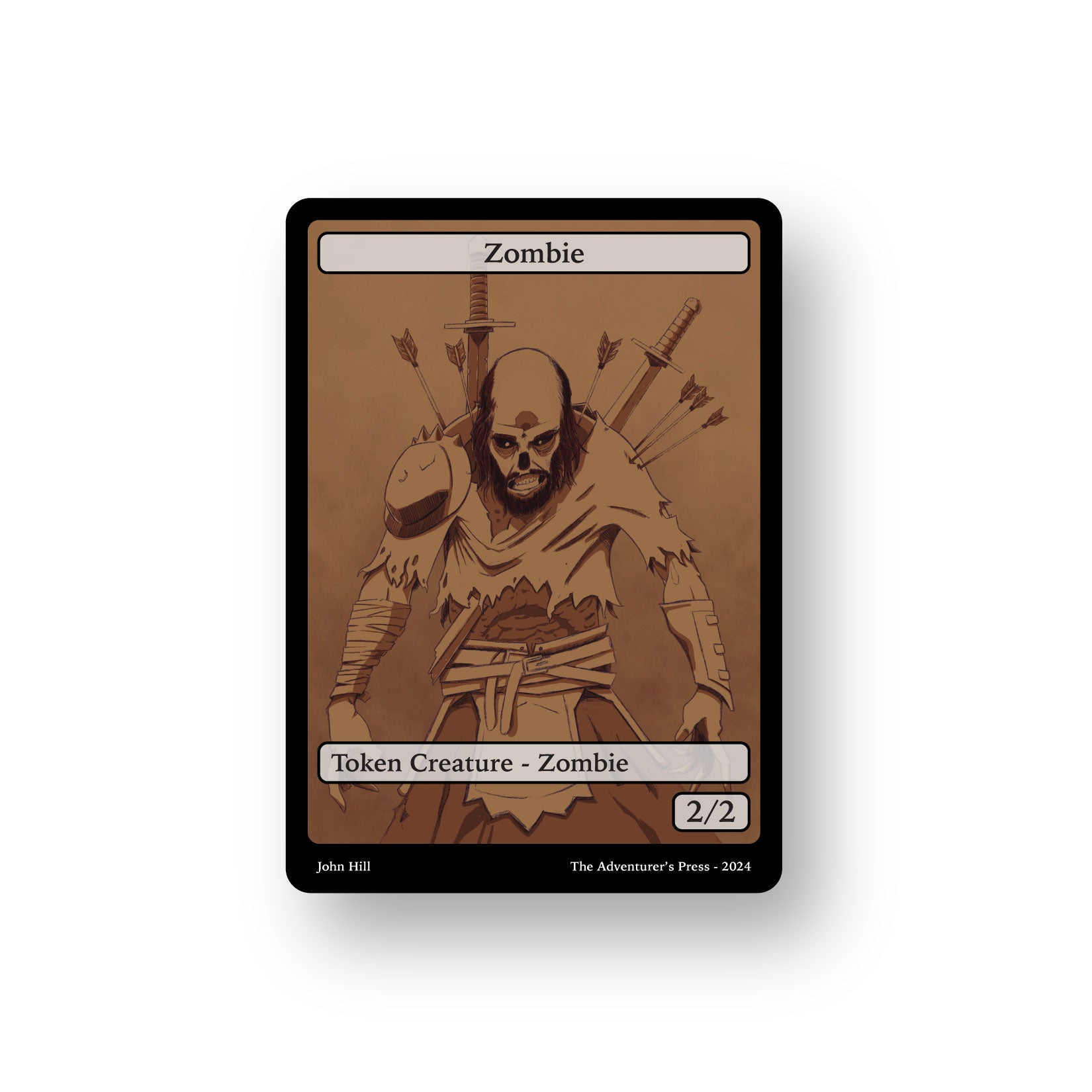 Zombie Token Pack for Magic the Gathering MTG: 4 pack 2/2 Zombie Token The Adventurer's Press Zombie Token Pack for Magic the Gathering MTG: 4 pack 2/2 Zombie Token The Adventurer's Press
