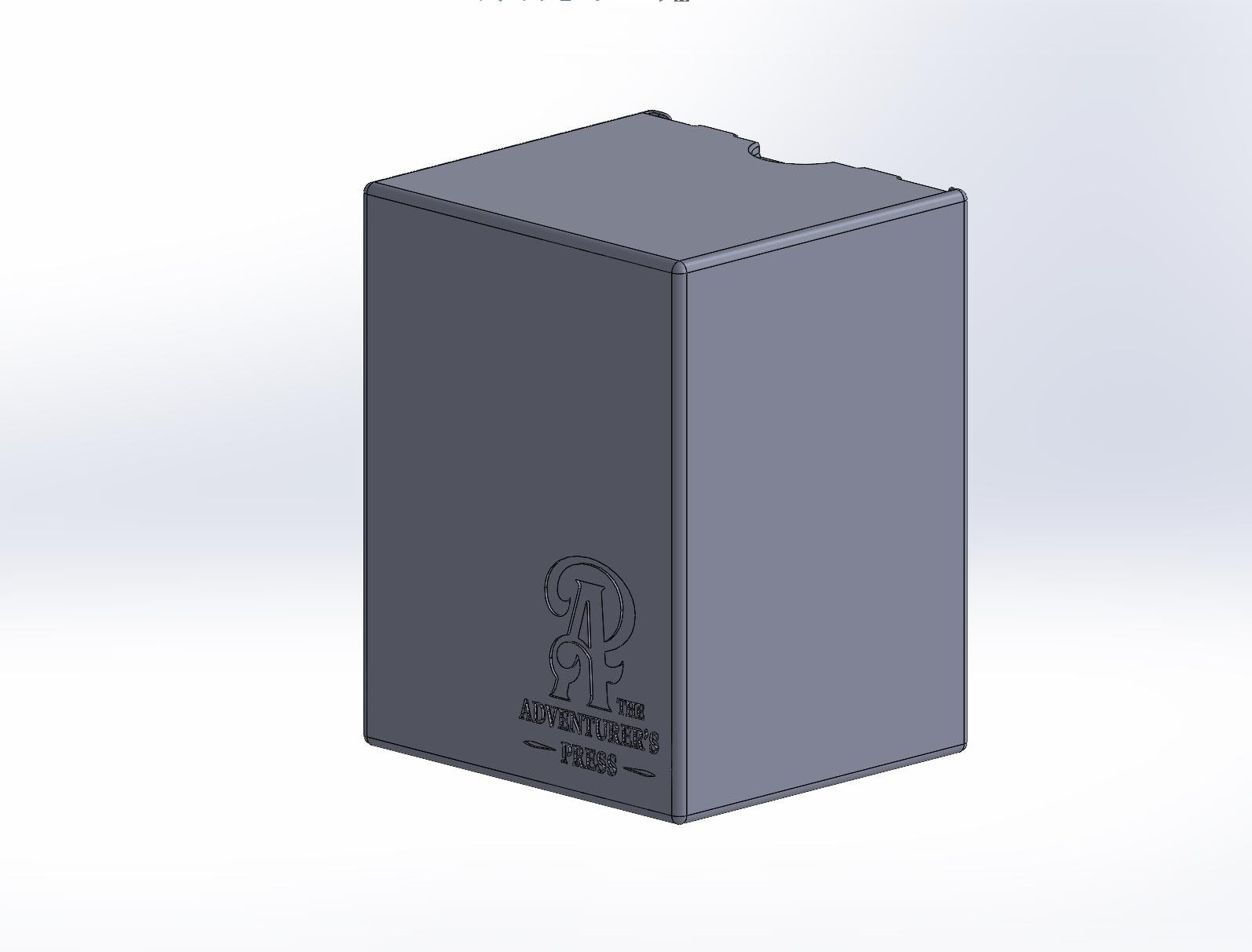 Top Loader Deck Box *3D Printable STL File* : 100+ Card 3D Printed Deckbox 100 card deck box for magic the gathering