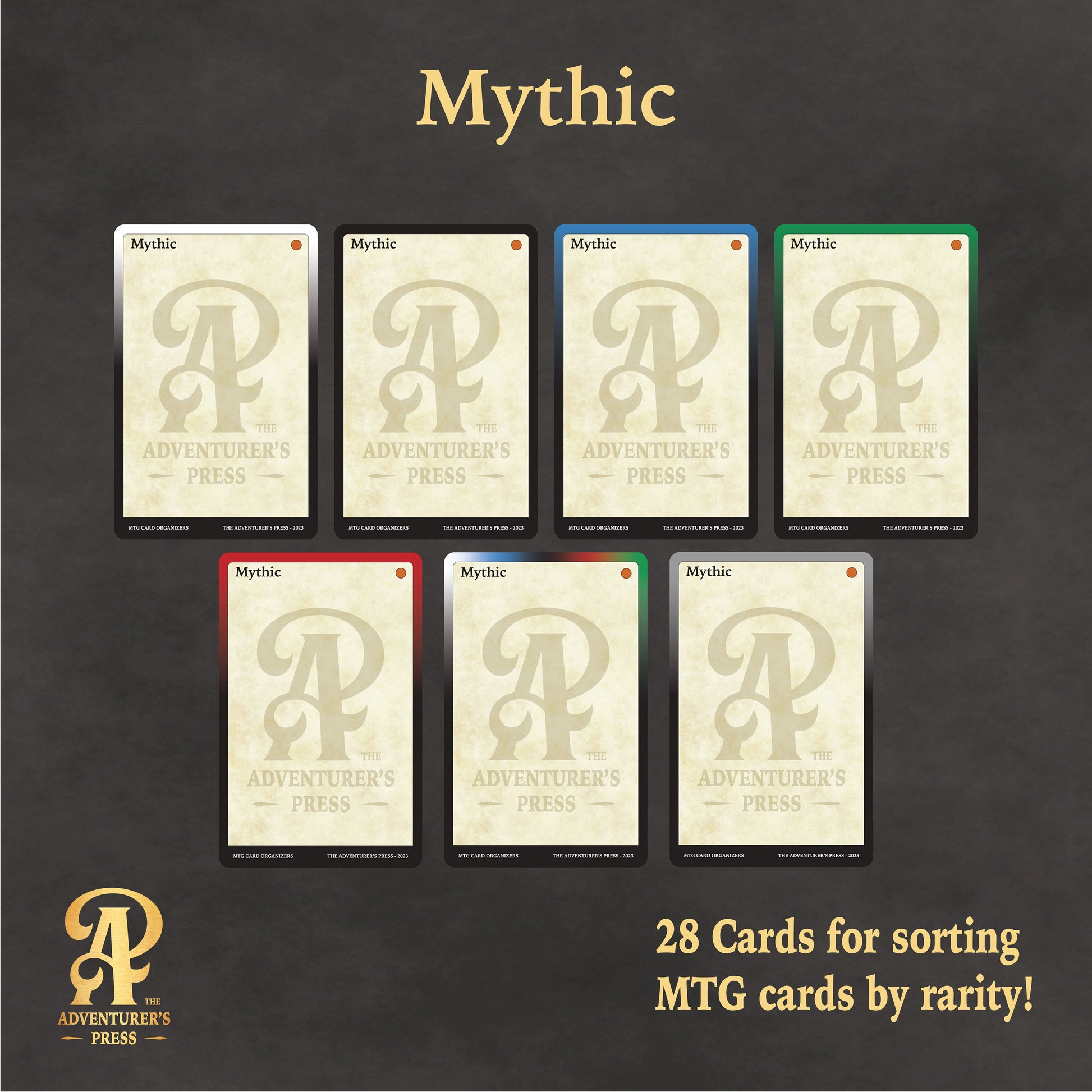 Rarity Pack Magic the Gathering Organizer Cards: 28 cards for organizi The Adventurer's Press Rarity Pack Magic the Gathering Organizer Cards: 28 cards for organizi The Adventurer's Press